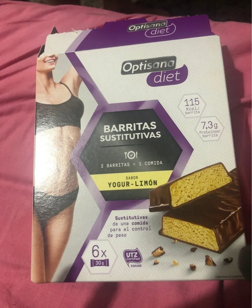 Barritas sustitutivas - Yogur limón