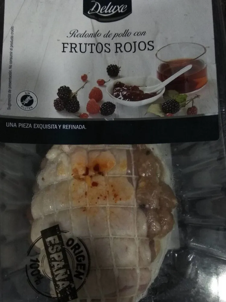Redondo de pollo con frutos rojos