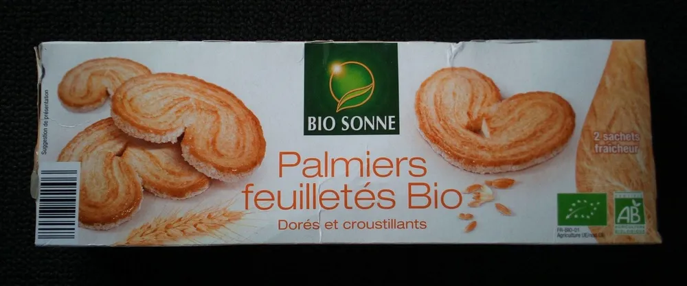 Palmiers Feuilletés Bio