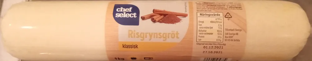 Chef Select Risgrynsgröt klassisk