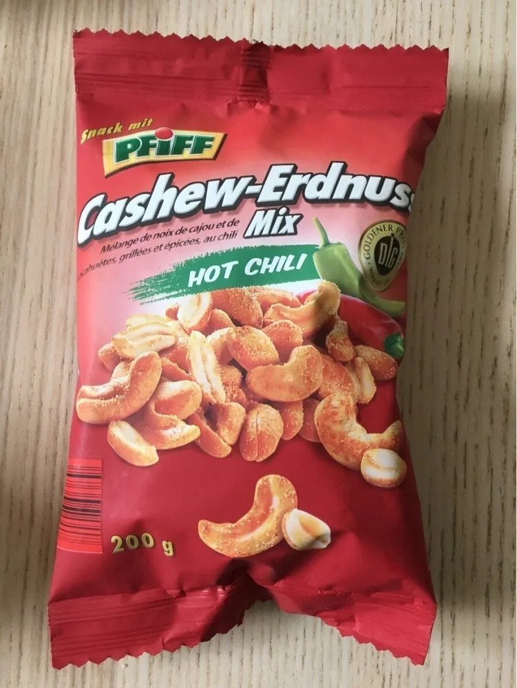 Cashew-Erdnuss Mix Hot Chili