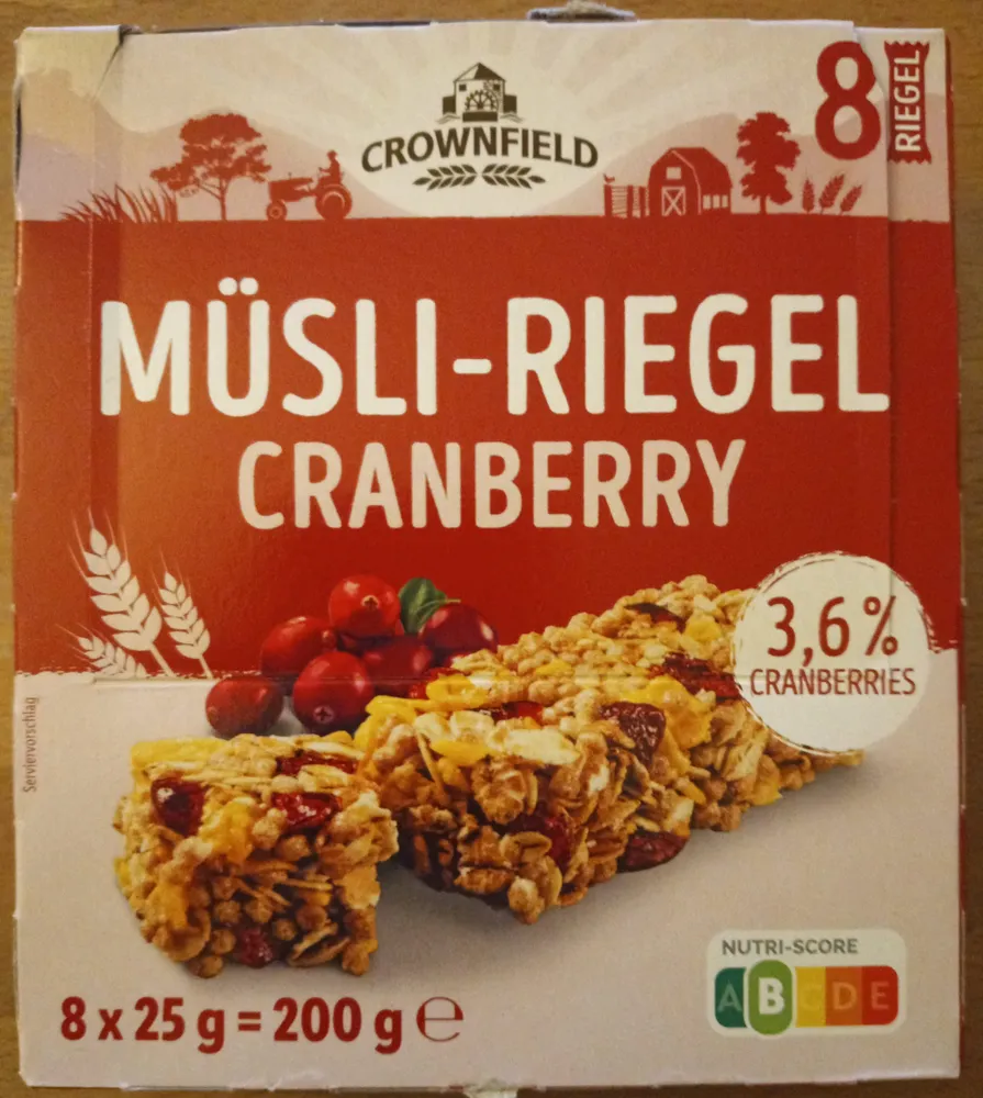 Muesli Bar Cranberry