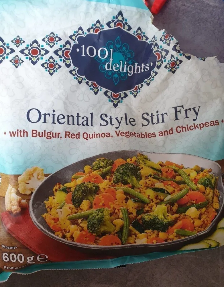 Oriental style stir fry