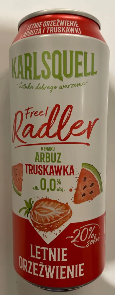 Free! Radler O SMAKU ARBUZ TRUSKAWKA 0,0%