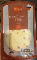 Smoked cheese with ham