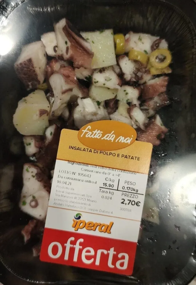 Insalata di polpo e patate