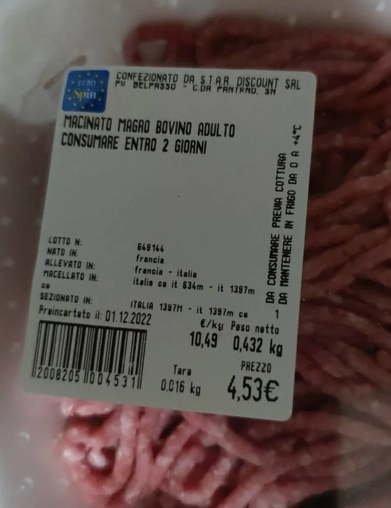 Macinato magro