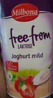 Joghurt sans lactose a la fraise