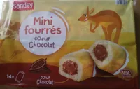 Mini fourrés cœur chocolat