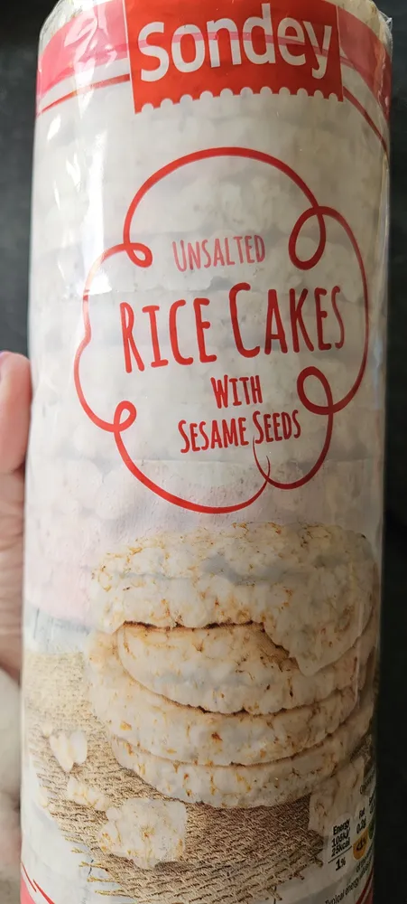 Unsalted Rice Cakes with Sesame Seeds
