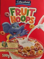 Fruit Hoops - Anneaux de céréales croustillants au goût fruité