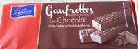Gaufrettes fourrées et enrobés de chocolat