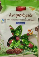 Knusperkugeln Haselnusscreme Crisp Vollmilch