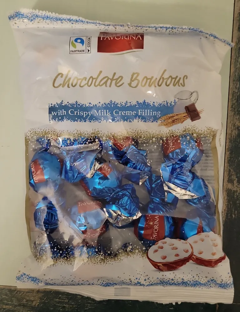 Favorina Pralinen, Magermilchcreme & Crisp