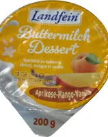 Buttermilch Dessert Aprikose-Mango-Vanille