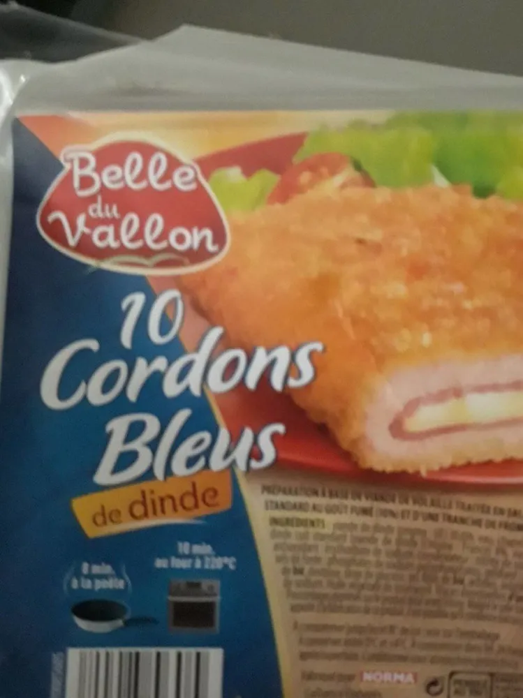 10 cordons bleus de dinde
