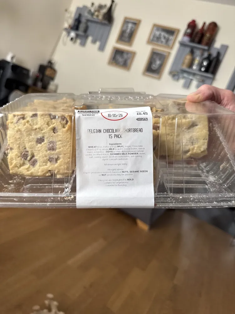 BELGIAN CHOCOLATE SHORTBREAD 15 PACK