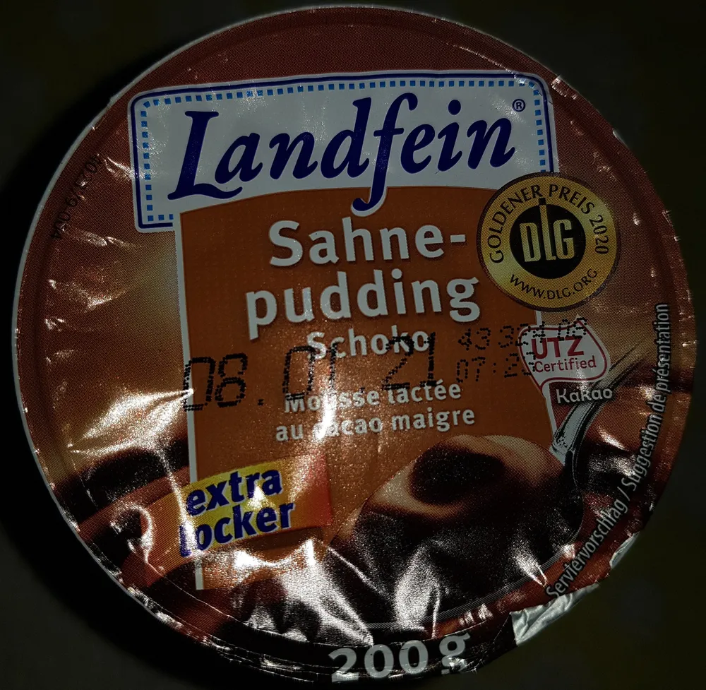 Sahne-Pudding Schoko