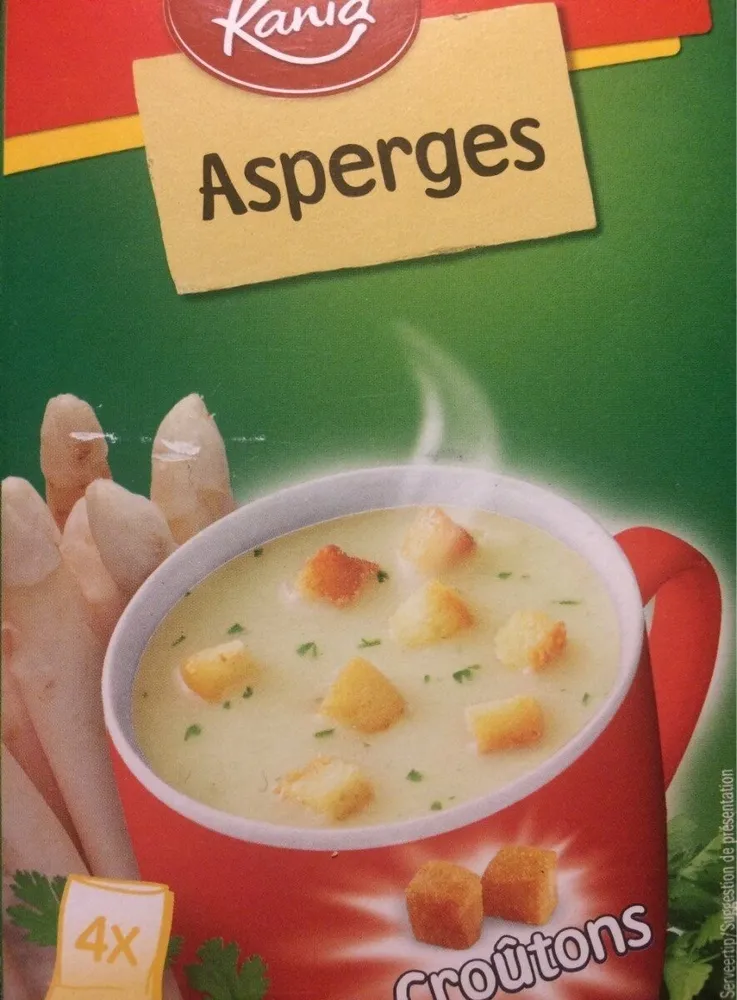Soupe instantanée asperges