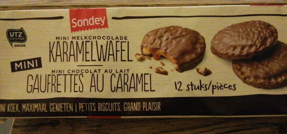 Gaufrettes au caramel