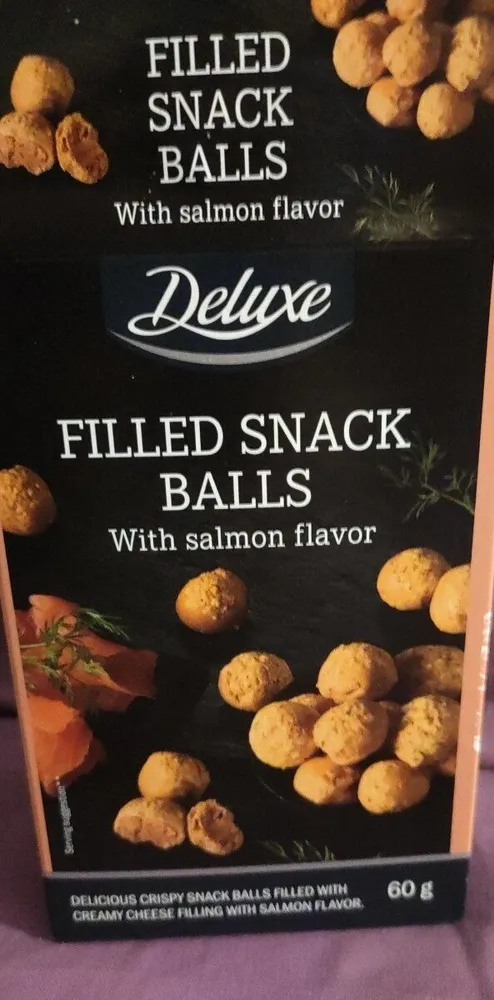 Filled snack balls