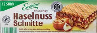 Knusprige Haselnuss Schnitte