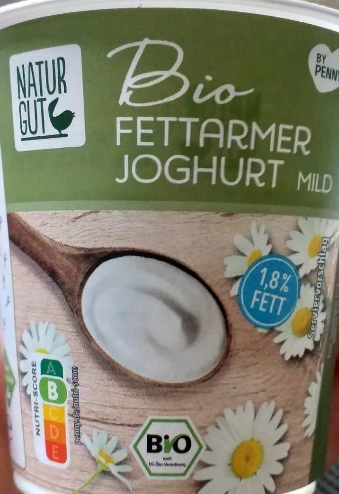 Bio Fettarmer yogurt Mild