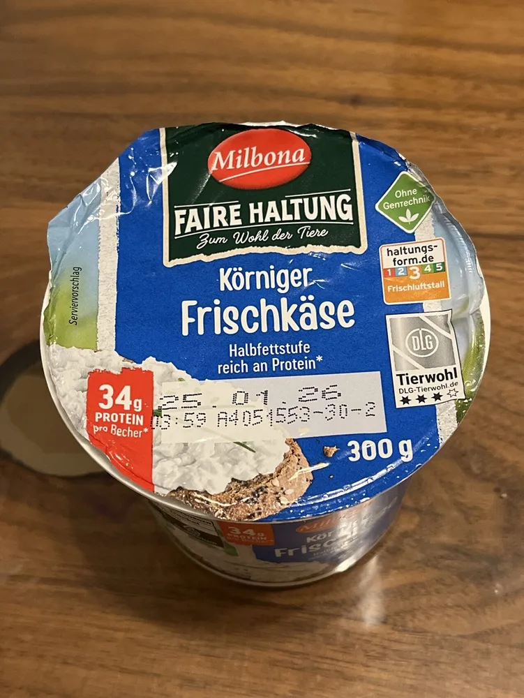 Körniger Frischkäse