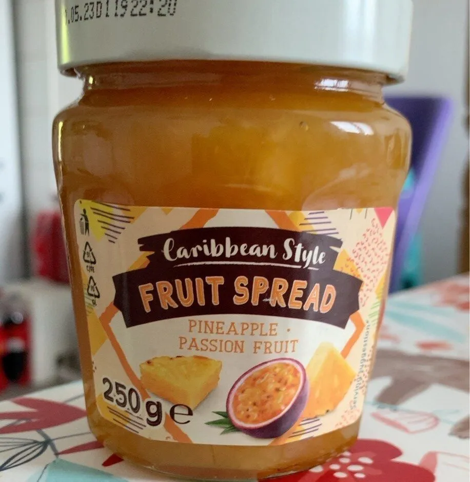 fruit spread pineapple passion fruit