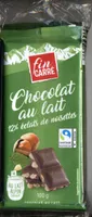 Chocolat au lait - 12% éclats de noisettes