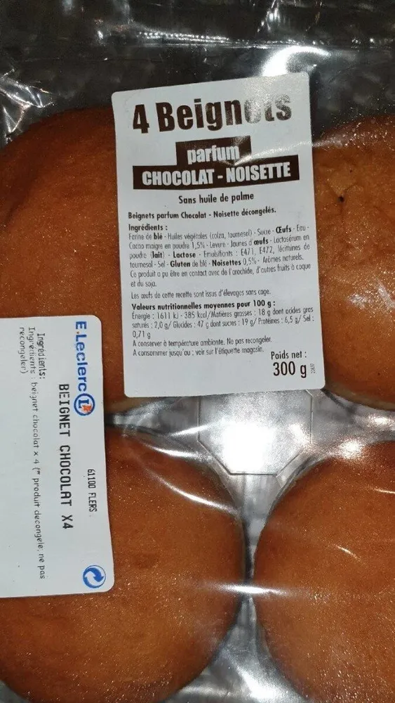 beignets chocolat