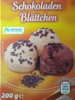 Schokoladen Blättchen