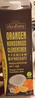 Orange coconut clementine juice