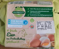 6 frische Eier aus Freilandhaltung