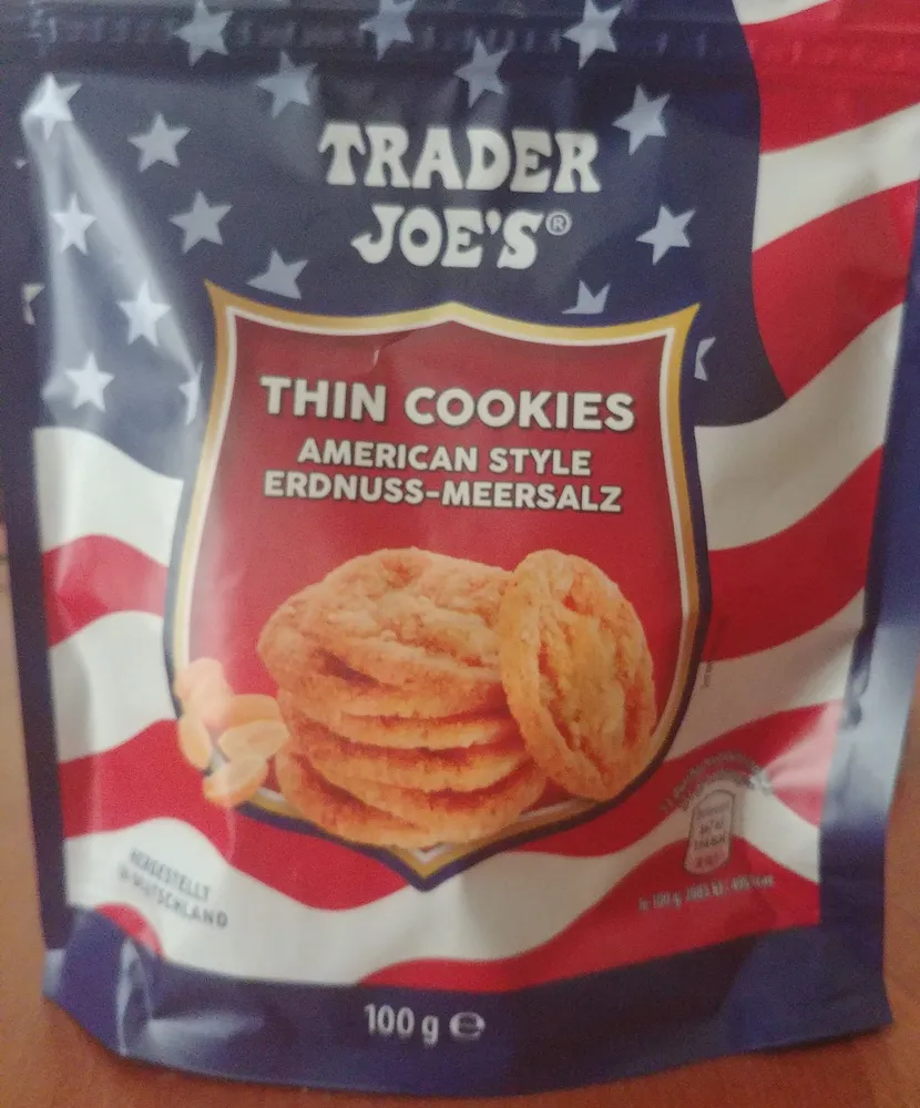 Thin cookies americana Styles schoko