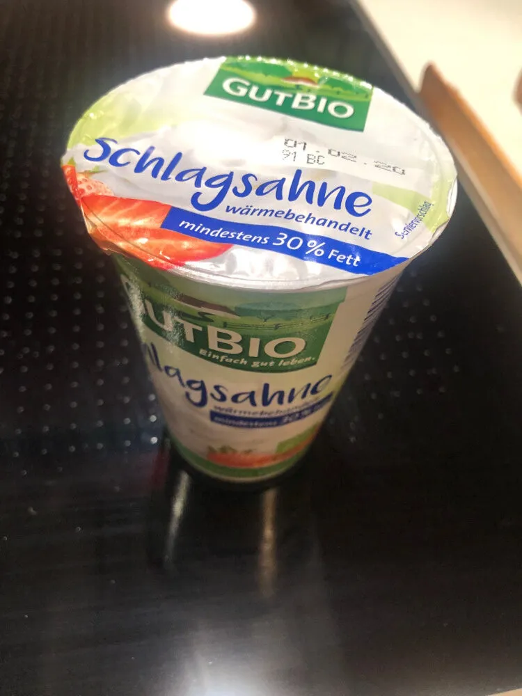 Bio-Schlagsahne