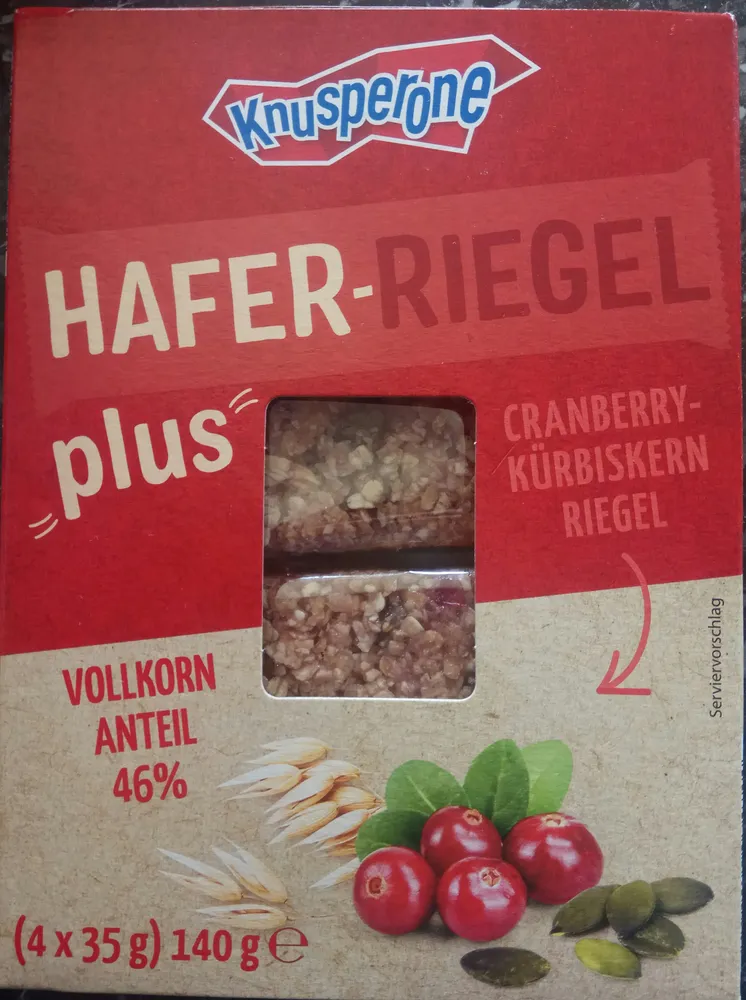 Hafer-Riegel ';plus';