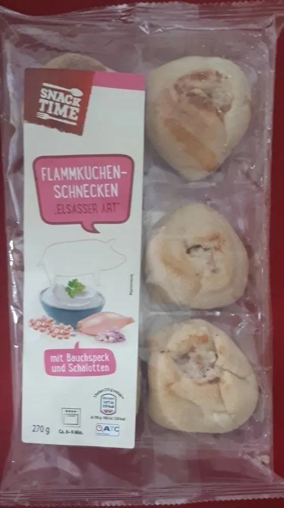 Flammkuchen Schnecken  Elsässer Art
