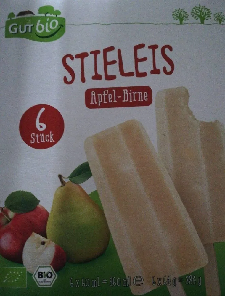 Stieleis Äpfel-Birne