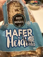 ALDI Hafer-Heidi Haferbrot mit Leinsamen 1.89€ 450g Packung 1kg 4.20€