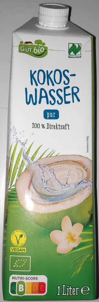 Kokoswasser pur 100 % (Bio)