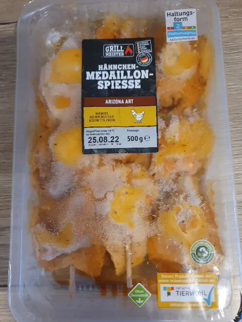 Hähnchen Medaillonspiese  Grill
