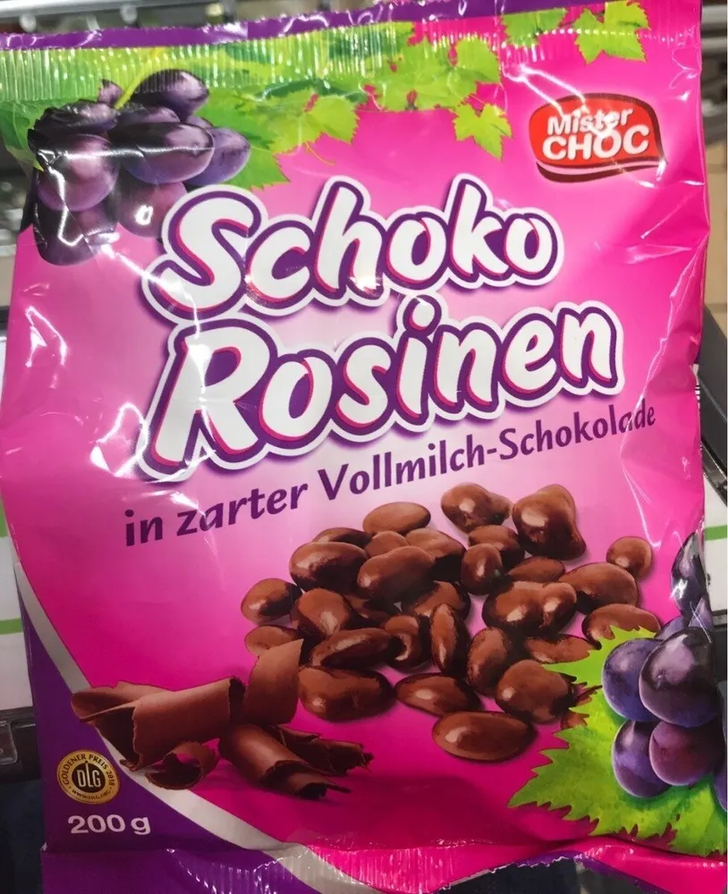 Schoko Rosinen