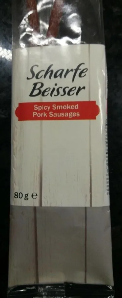 Scharfe Beisser Spicy Smoked Pork Sausages