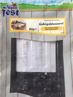 Gebirgskäsewurst