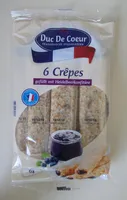 Crêpes gefüllt mit Heidelbeerkonfitüre