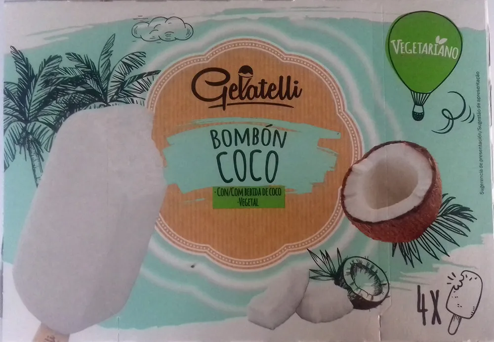 Bombón Coco con bebida de coco vegetal