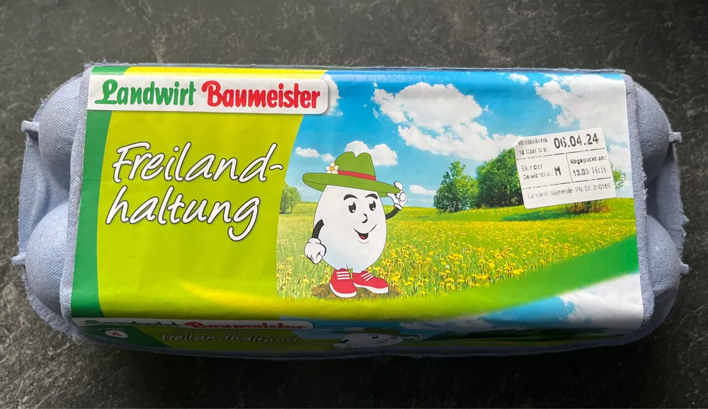 Eier aus Freilandhaltung