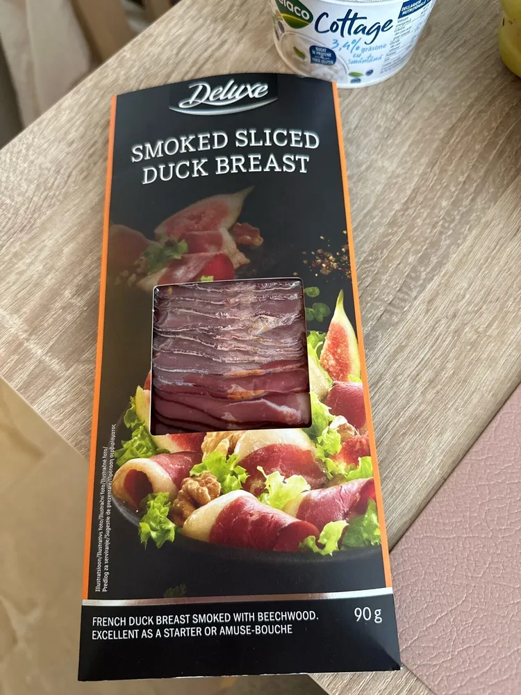 Magret de canard fumé au bois de hêtre