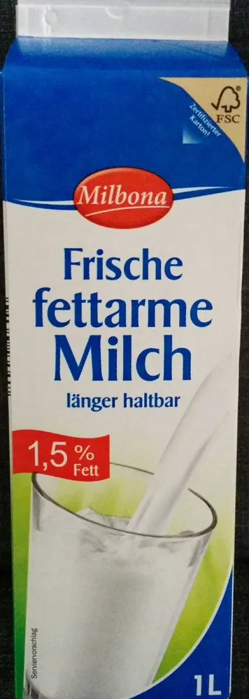Frische fettarme Milch